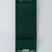 Пакет подарочный под бутылку, упаковка, &laquo;Изумруд&raquo;, 13&times;36&times;10 см