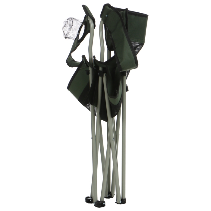 Кресло складное maclay, с подстаканником 48 х 48 х 76 см, до 100 кг, цвет зелёный Кресло складное maclay, с подстаканником 48 х 48 х 76 см, до 100 кг, цвет зелёный