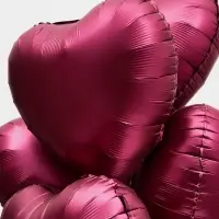 Воздушный шар фольгированный 18" &laquo;Сердце&raquo;, набор 5 шт.