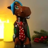 Копилка "Конь в пальто" 16,5х11,5х25 см