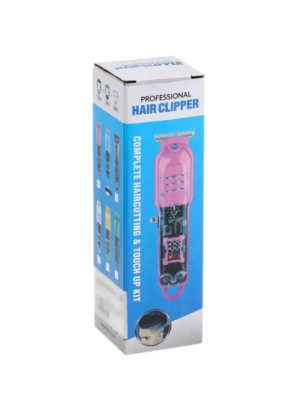 Машинка для стрижки LTRI-14, 4 насадки, 1,5/2/3/4 мм, USB, голубая