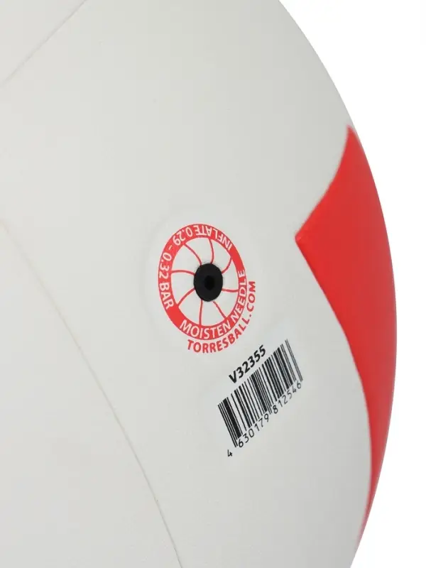 Мяч волейбольный TORRES Hit, V32355, р. 5, ПУ, бутиловая камера, клееный