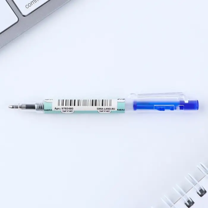 Ручка шариковая, синяя паста мини автоматическая «Пандастик» Ручка шариковая, синяя паста мини автоматическая «Пандастик»