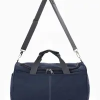 Сумка спортивная, 1 карман, длинный ремень, 43&times;26&times;26 см, синяя