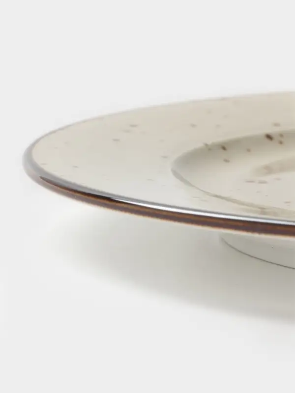 Тарелка Magistro Mediterana, d=26 см, фарфор, бежевая