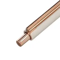 Ручка шариковая автоматическая Bruno Visconti totalbeige, стержень синий, 0.38 мм