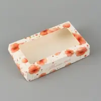 Коробка подарочная с окном &laquo;Только тебе&raquo;, 20&times;12&times;4 см, самосборная