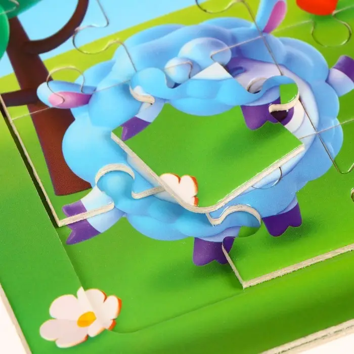 Пазлы «Весело играем», 16 элементов, 14×14 см Пазлы «Весело играем», 16 элементов, 14×14 см