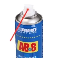 Смазка-спрей многоцелевая проникающая ABRO, 200 мл AB-8-200-R=