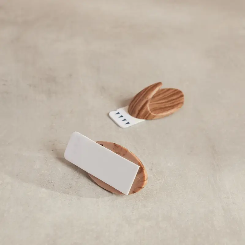 VETTA Крючки самоклеящиеся, 2шт, дерево, SR, пластик, 1,5кг, 5,5х3,2х2,5см, 1839