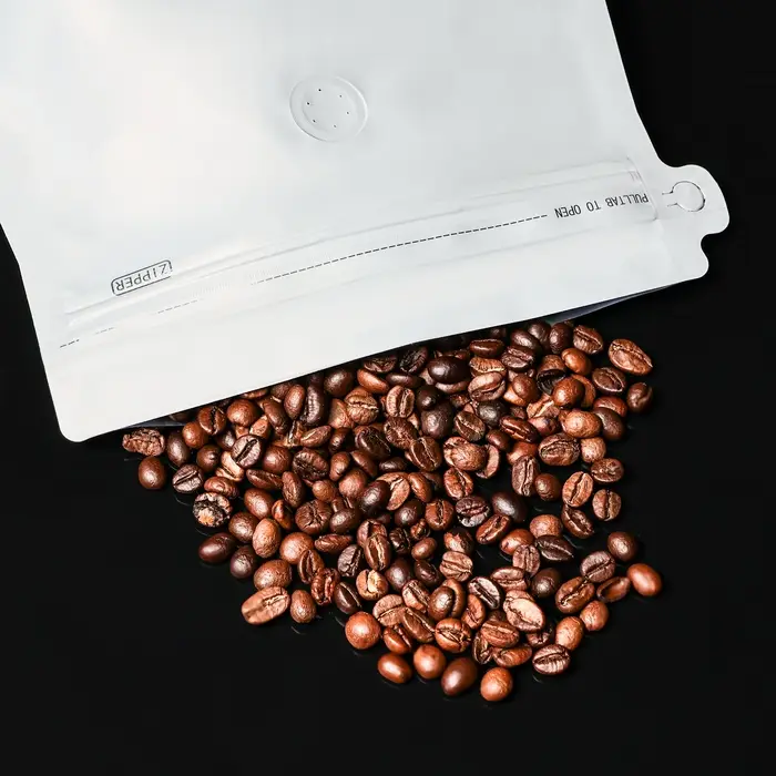 Пакет восьмишовный с замком, белый,17.5 х (19.5×22.5) х 4.5