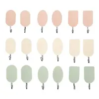 Крючки самоклеящиеся тм VETTA, 3 цвета, 2 шт