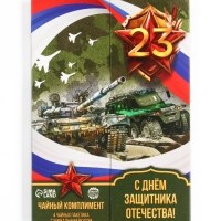 Чай подарочный «С днём защитника отечества», 4 пакетика