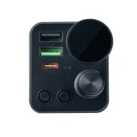 Трансмиттер АЗУ E86 HOCO PD30W + 2 USB car BT FM чёрный