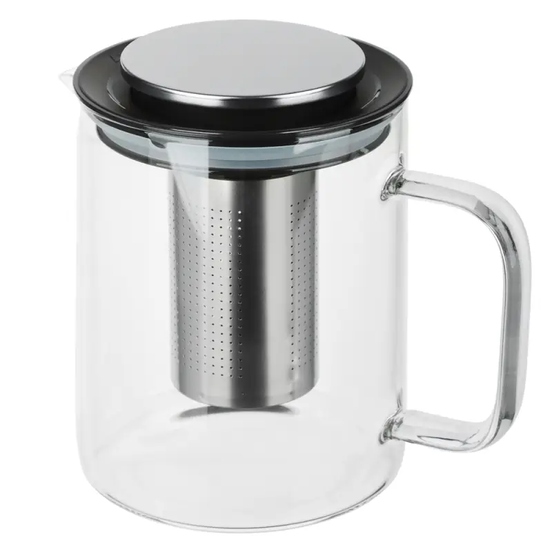 SATOSHI Монблан Чайник заварочный 1200мл, стекло, нерж.сталь