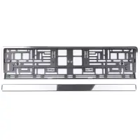 Рамка под номерной знак хром AVS RN-12