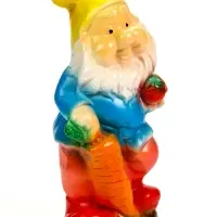 Садовая фигура из гипса &laquo;Гном с морковкой&raquo;, h=36 см