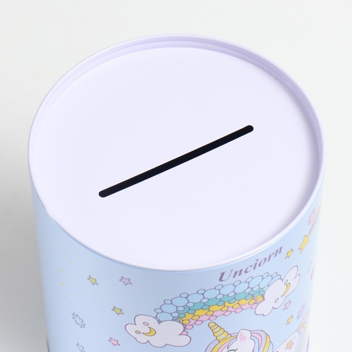 Копилка металл банка Копилка металл банка"Единорог и радуга" н-р 5 шт 7,5х10,5;8,5х11,5;9х12,5;10х14;13,5х16 см