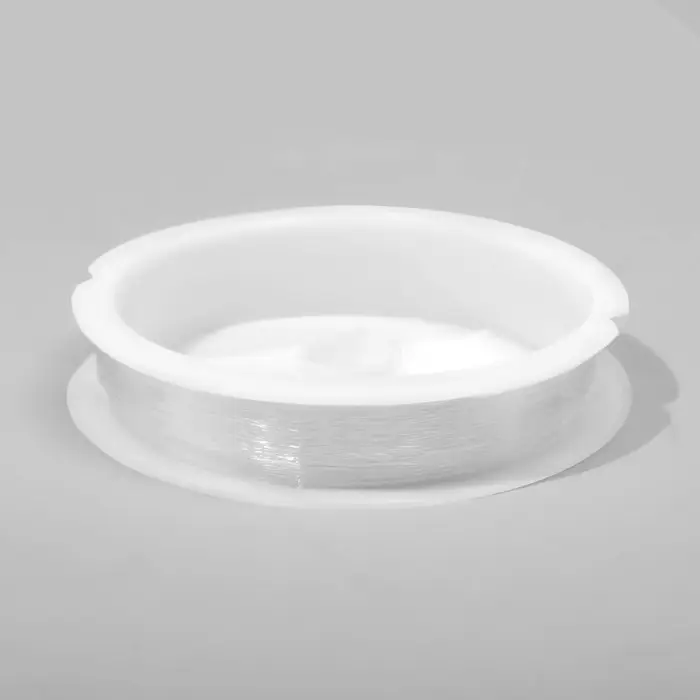 Нить силиконовая (резинка) d=0.4 мм, L=20 м, прозрачная Нить силиконовая (резинка) d=0.4 мм, L=20 м, прозрачная