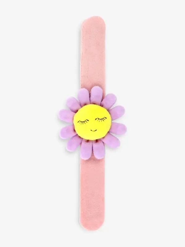 Игольница на браслете &laquo;Цветочек&raquo;, 23&times;8 см, розовая, МИКС