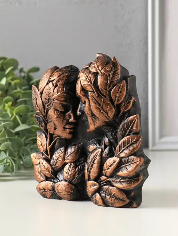 Фигурка &laquo;Чувства&raquo;, 14&times;13&times;3 см, под бронзу винтаж