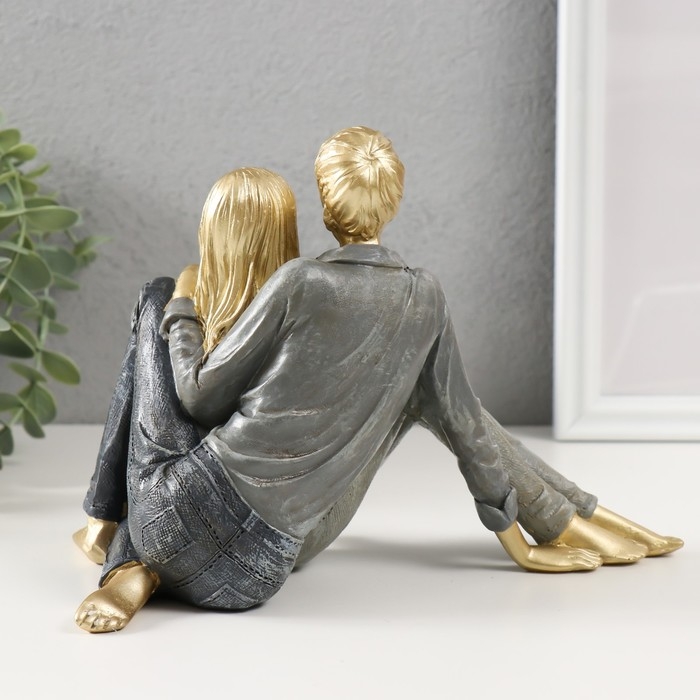 Сувенир полистоун  Сувенир полистоун "Семейное наслаждение моментом" 14,5х21х12 см