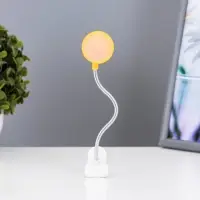 Лампа на прищепке LED "Прожектор" для чтения, от батареек МИКС 14х4х3,8 см RISALUX