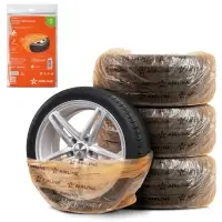 Мешки для колес R12-17, комплект 4 шт, размер 100х100 см