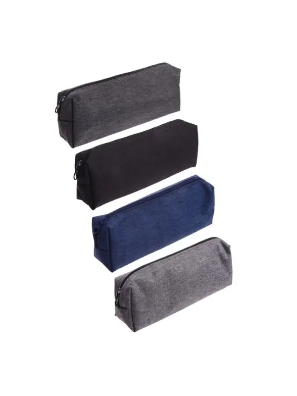 Пенал школьный на молнии Calligrata &laquo;Джинс&raquo;, МИКС