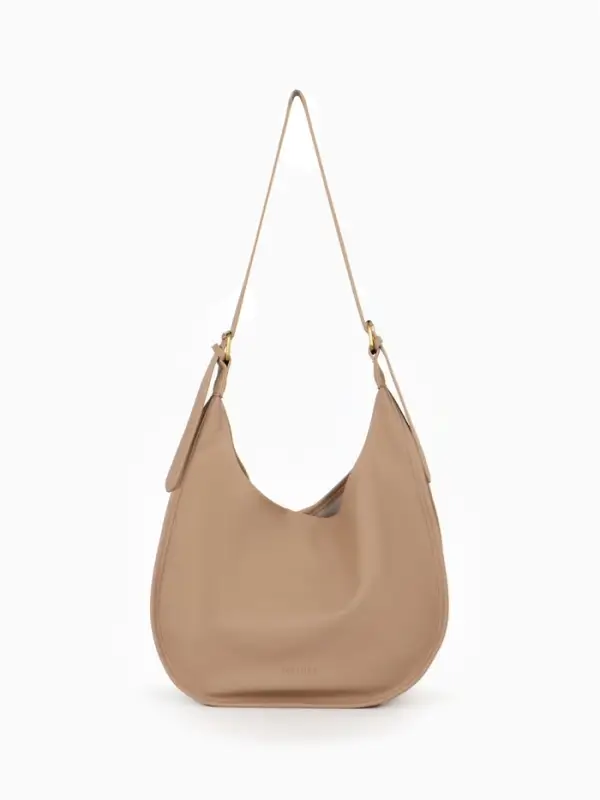 Сумка - мешок женская TEXTURA, на магните, с косметичкой, 34&times;12&times;27 см, бежевая