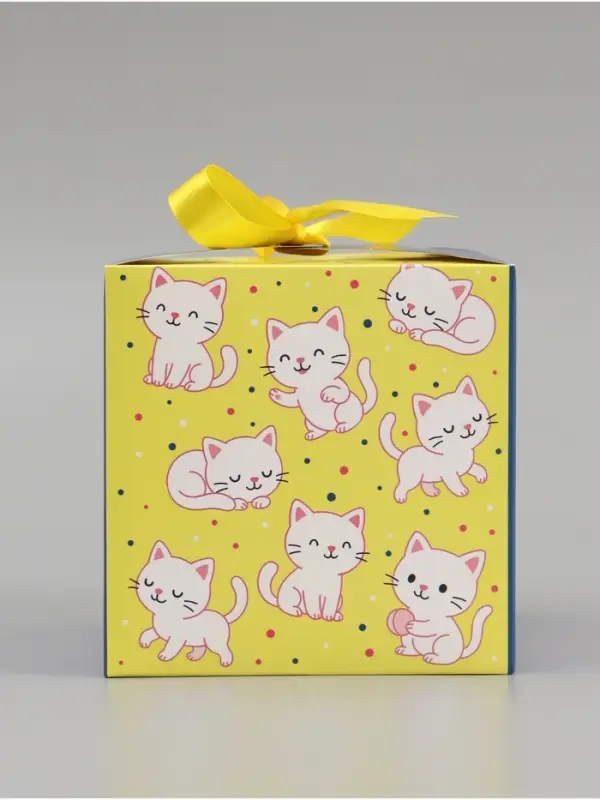 Коробка подарочная складная &laquo;Сюрприз&raquo;, 12&times;12&times;12 см