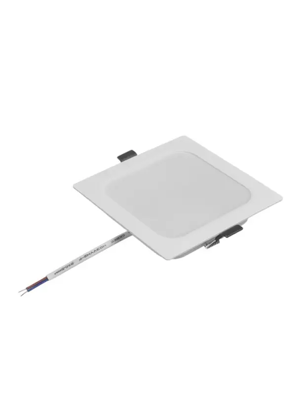 Светильник встраиваемый &laquo;Даунлайт&raquo;, светодиодный, 9 Вт, 4000K, 855 Лм, 220 В, 119&times;26 мм, квадратный, белый