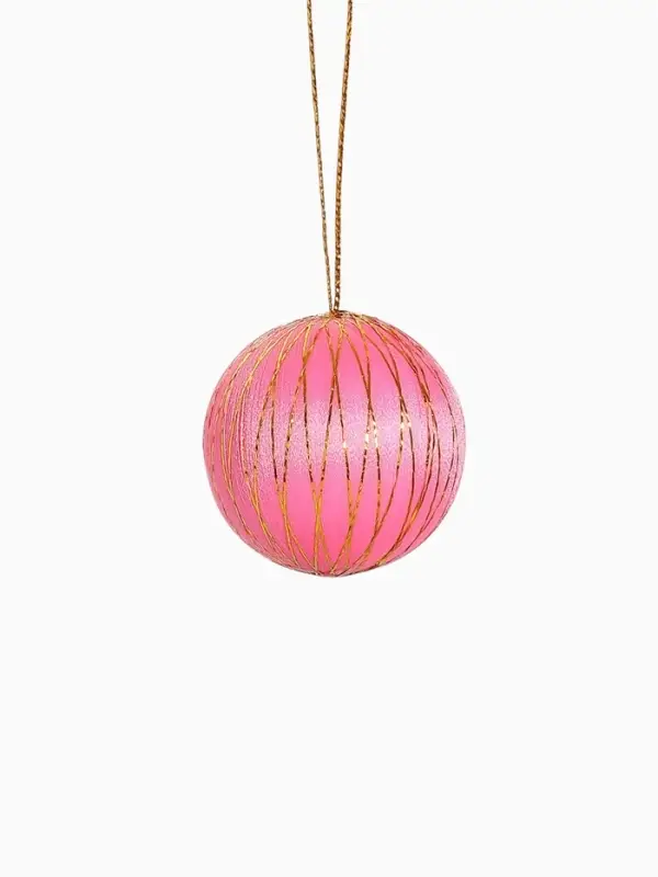 Ёлочные игрушки &laquo;Золотая нить&raquo;, шары новогодние, d=4 см, набор 6 шт., МИКС