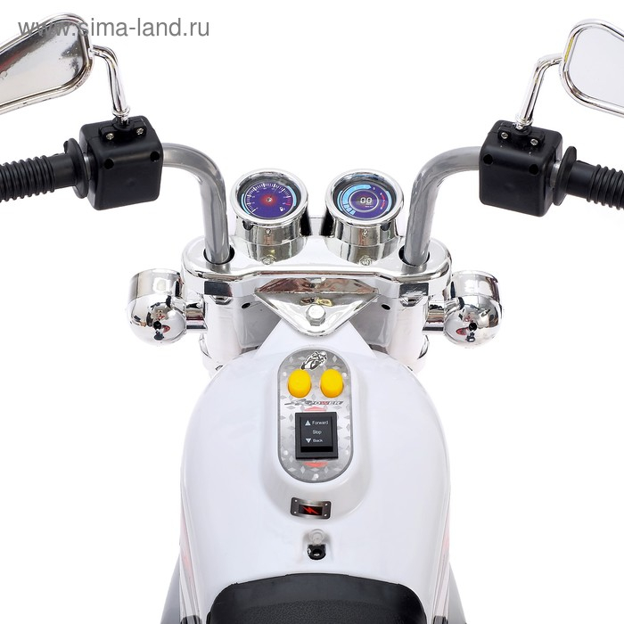 Детский электромобиль «Чоппер», цвет белый Детский электромобиль «Чоппер», цвет белый