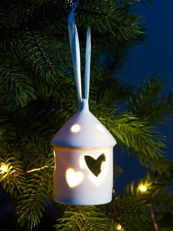 Светодиодная подвеска Светодиодная подвеска "Дом с сердцем" 9.3х6х6, 1 LED, LR44x3(в компл.), Т/БЕЛЫЙ