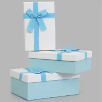 Набор подарочных коробок 3 в 1, прямоугольные 23&times;16&times;9.5 21&times;14&times;8.0 19&times;12&times;6.5 см