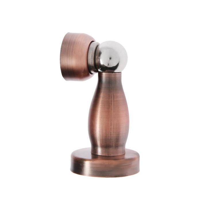 Упор дверной, магнитный LOCKLAND, цвет античная медь Упор дверной, магнитный LOCKLAND, цвет античная медь