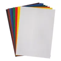 Картон цветной А4, 8 листов, 8 цветов Calligrata, немелованный 190 г/м2, в т/у пленке