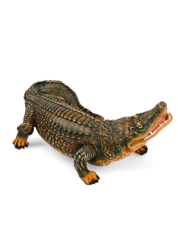 Садовая фигура "Крокодил" 28х50х20см