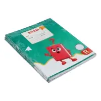 Тетради 10 штук 12 листов в линейку Calligrata KIDS, блок офсет, 5 видов