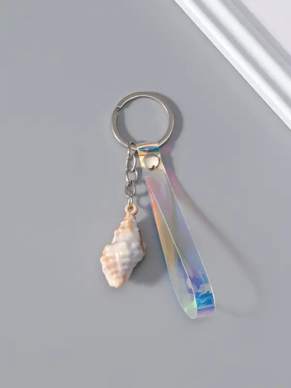 Брелок пластик с ремешком "Ракушка Рапан" 4х2 см