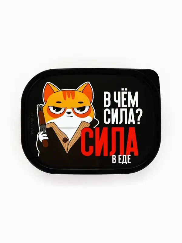 Ланч - бокс прямоугольный &laquo;В чём сила?&raquo;, 500 мл