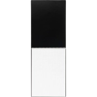 Блокнот А4 80л Attache гребень клетка пластик черн с тиснением