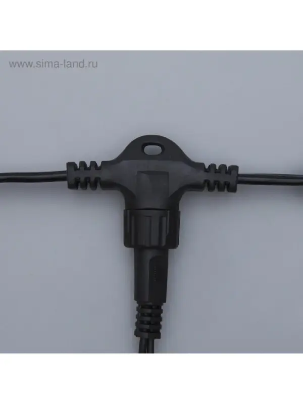 Гирлянда &laquo;Занавес&raquo; 2&times;3 м, IP44, УМС, тёмная нить, 760 LED, свечение белое, мерцание, 220 В