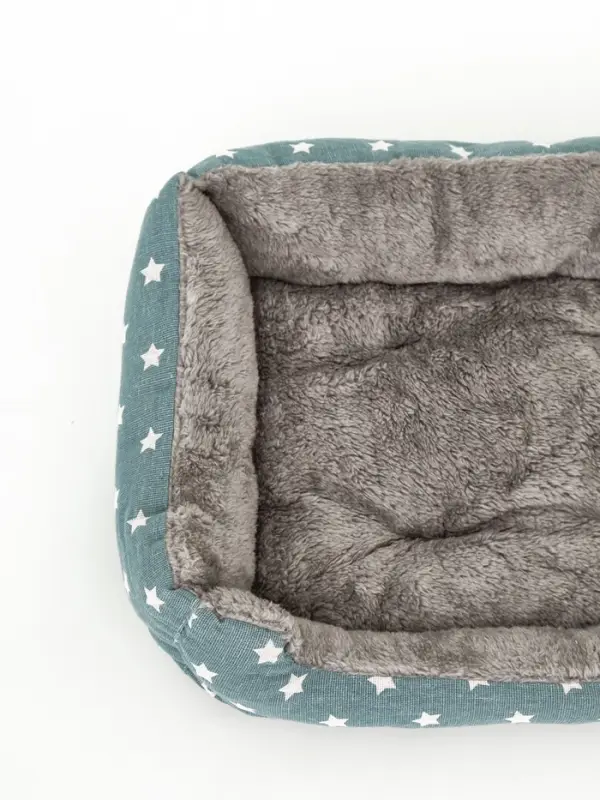 Лежанка для животных &laquo;Звезды&raquo;, 40&times;32&times;12 см, серая