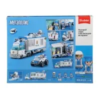 Конструктор Sluban &laquo;Мобильный полицейский участок&raquo;, 510 деталей