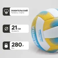 Волейбольный мяч MINSA, машинная сшивка, 18 панелей, р. 5, PVC