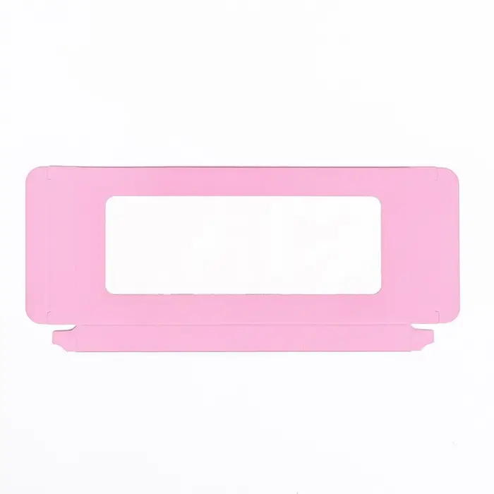 Подарочная коробка под плитку шоколада, с окном, розовая, 17×8×1.4 см Подарочная коробка под плитку шоколада, с окном, розовая, 17×8×1.4 см