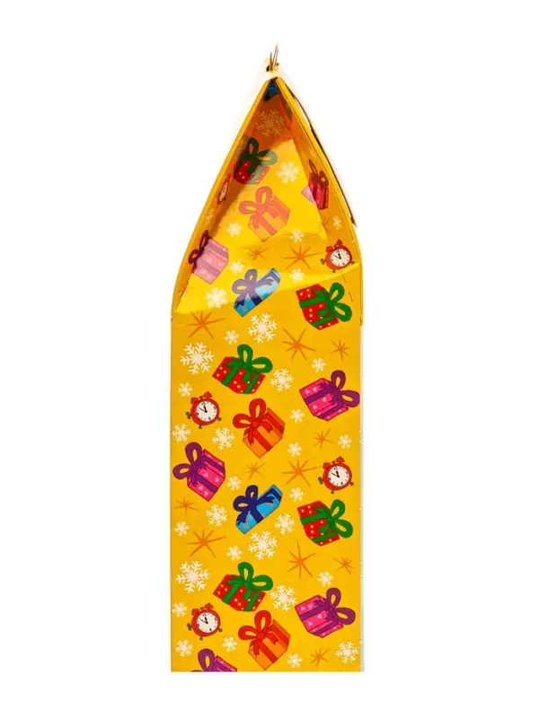 Подарок в картонной упаковке "Три кота" желтый а43, 470 гр