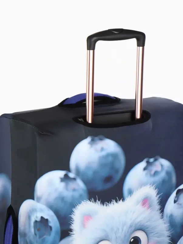 Чехол для чемодана &laquo;Пушистик&raquo;, 28", синий